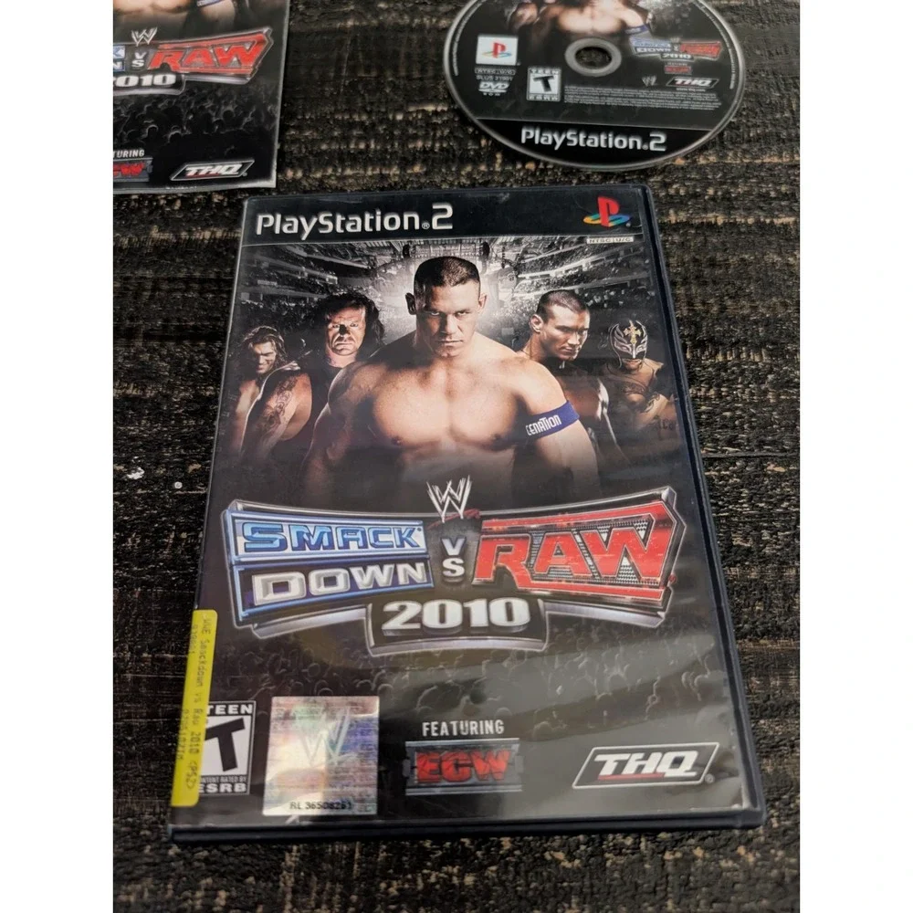 WWE SmackDown vs. Raw 2010 (Sony PlayStation 2) - PS2 - Complete